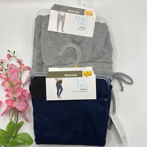 ❤️HP❤️ Women’s Maternity Jeggings & Joggers Pants Bundle 2-Piece Size L (12/14)
